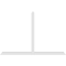 Ekena Millwork Portland Architectural Grade PVC Gable Bracket, 96"W x 64"H x 4"D x 4"F, 16/12 Pitch GBP096X64X0404POR00 - alternate 3